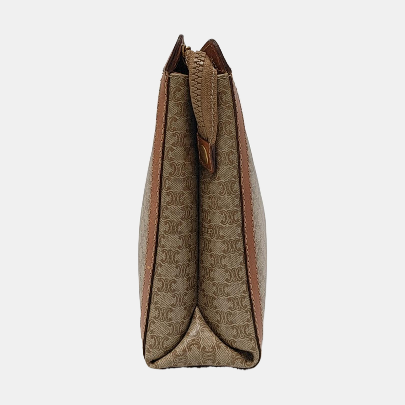 MACADAM CLUTCHES Coated Canvas Beige