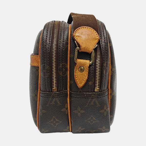 REPORTER Monogram Coated Canvas Brown