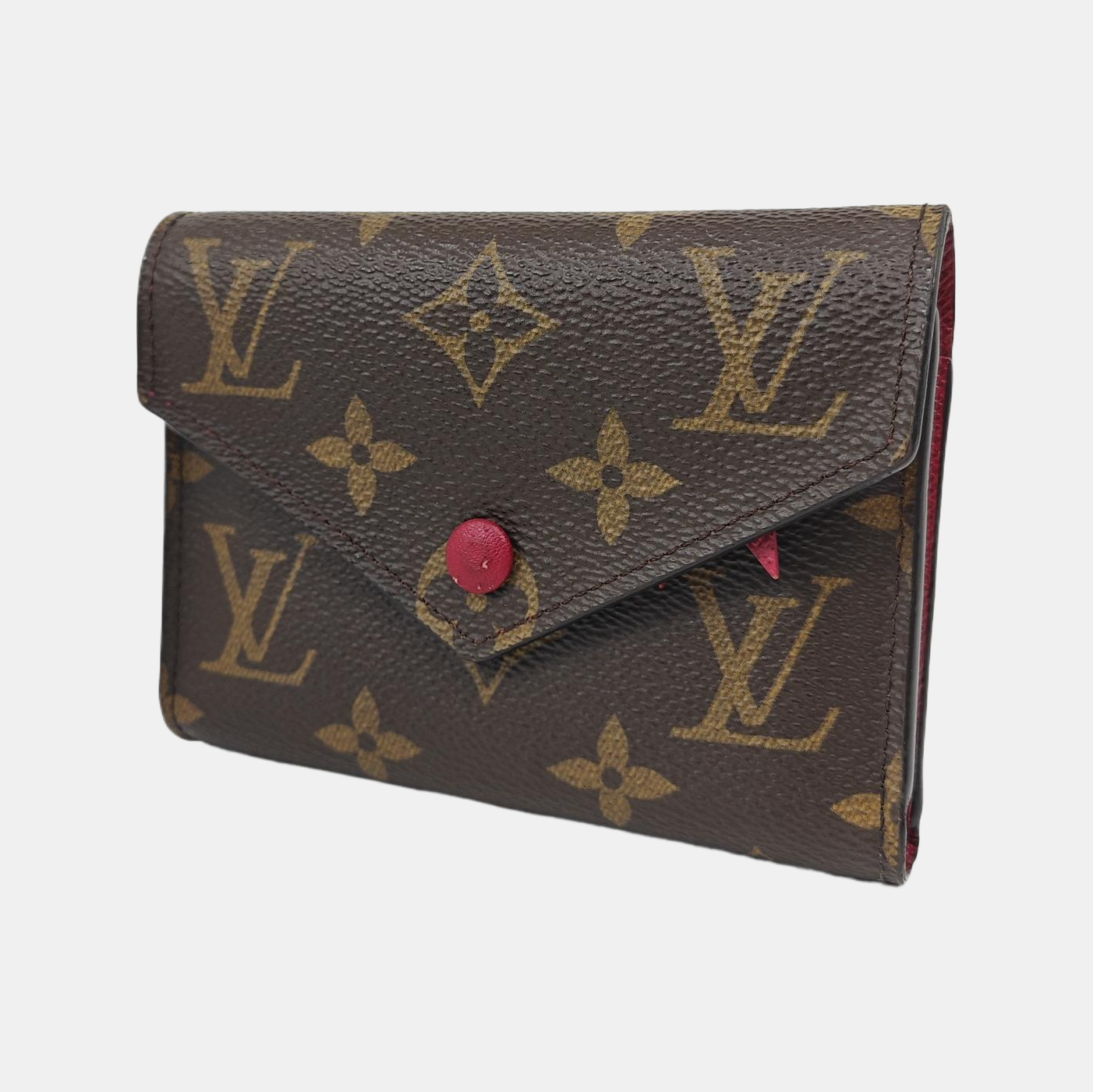 VICTORINE Monogram Coated Canvas Brown Wallet