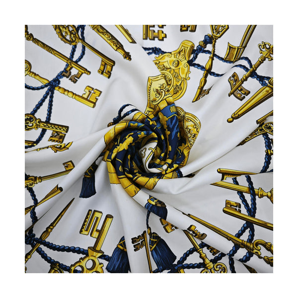Mulberry Silk Silk Scarf White
