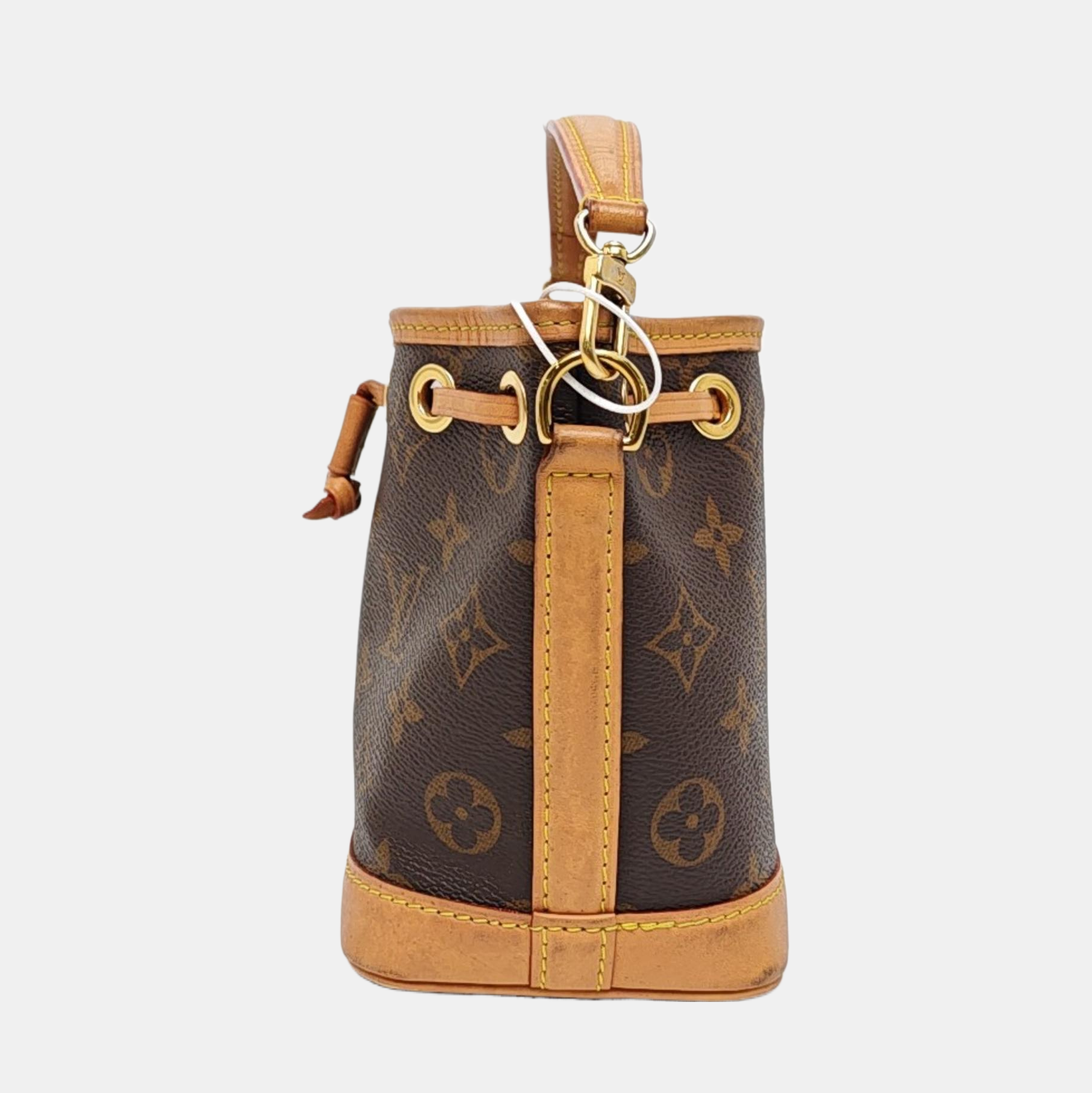 NOÉ Nano Monogram Coated Canvas Brown