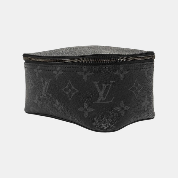 CUBE DE RANGEMENT PM Monogram Coated Canvas Black