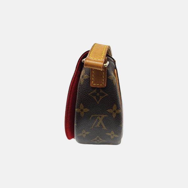 TAMBOURINE Monogram Coated Canvas Brown