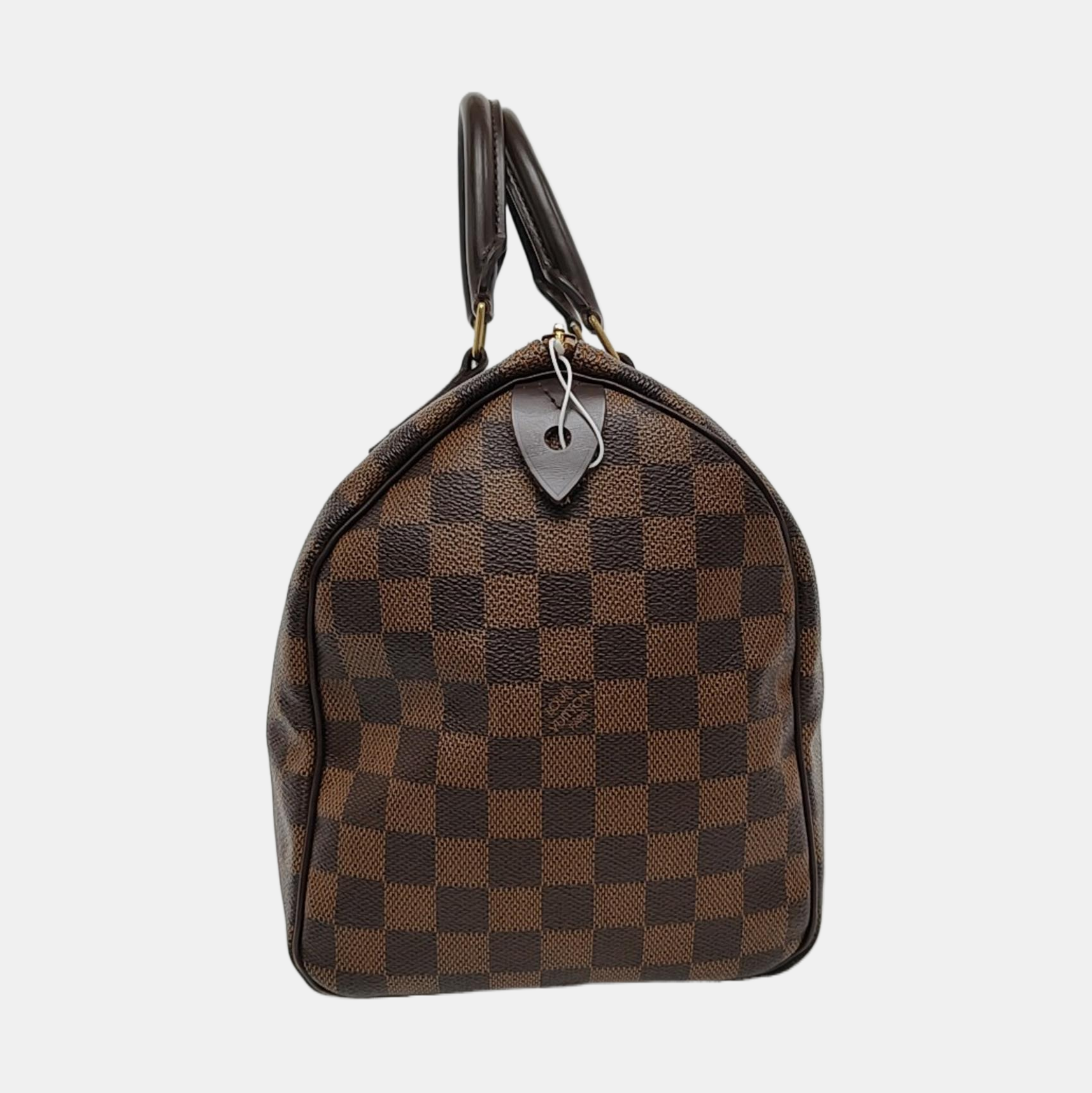 Authenticated pre-owned  SPEEDY 30 Damier Ebene Coated Canvas Brown - Top Handle Bag at Looply