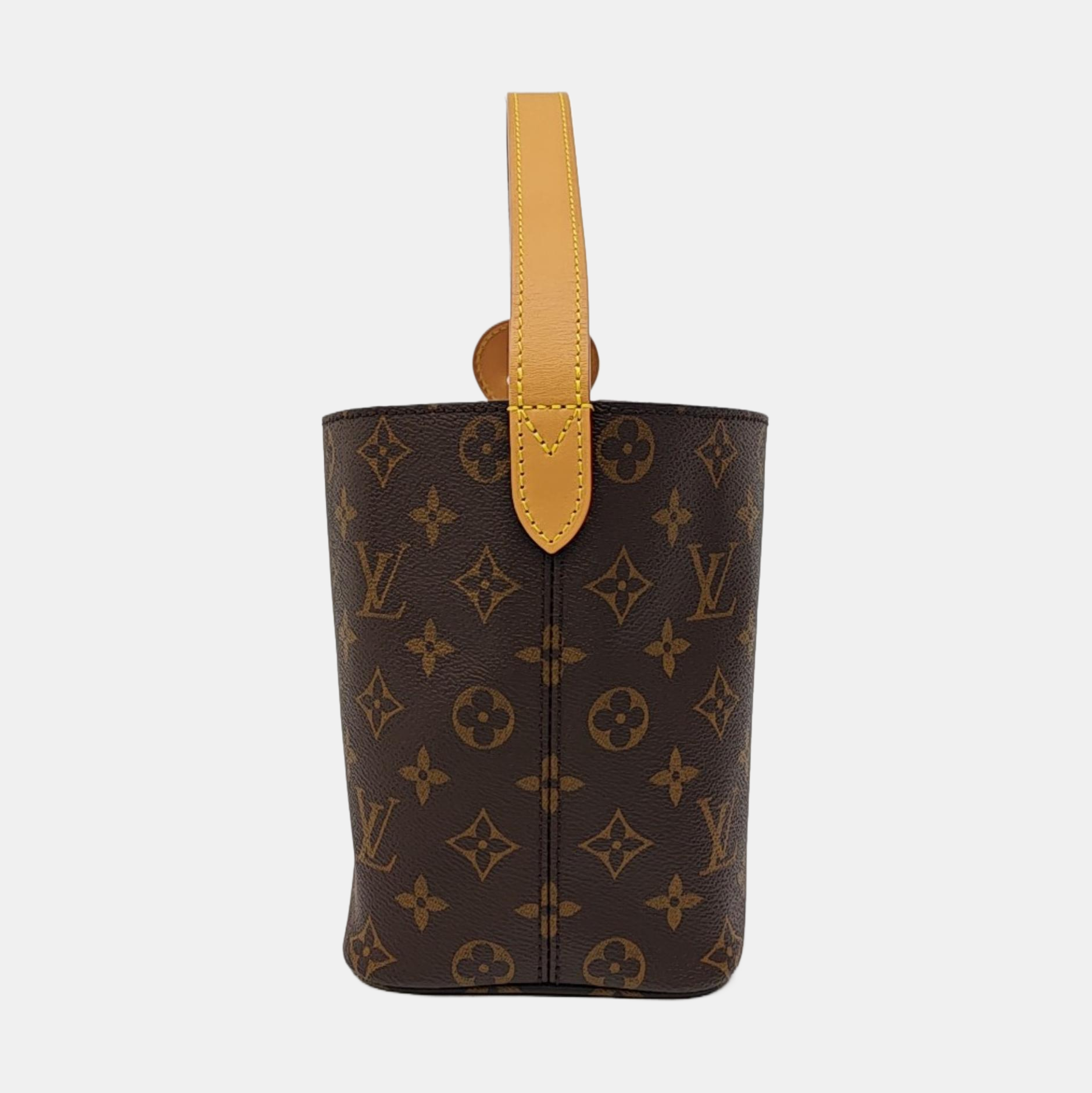 ALL IN Monogram Coated Canvas Brown
