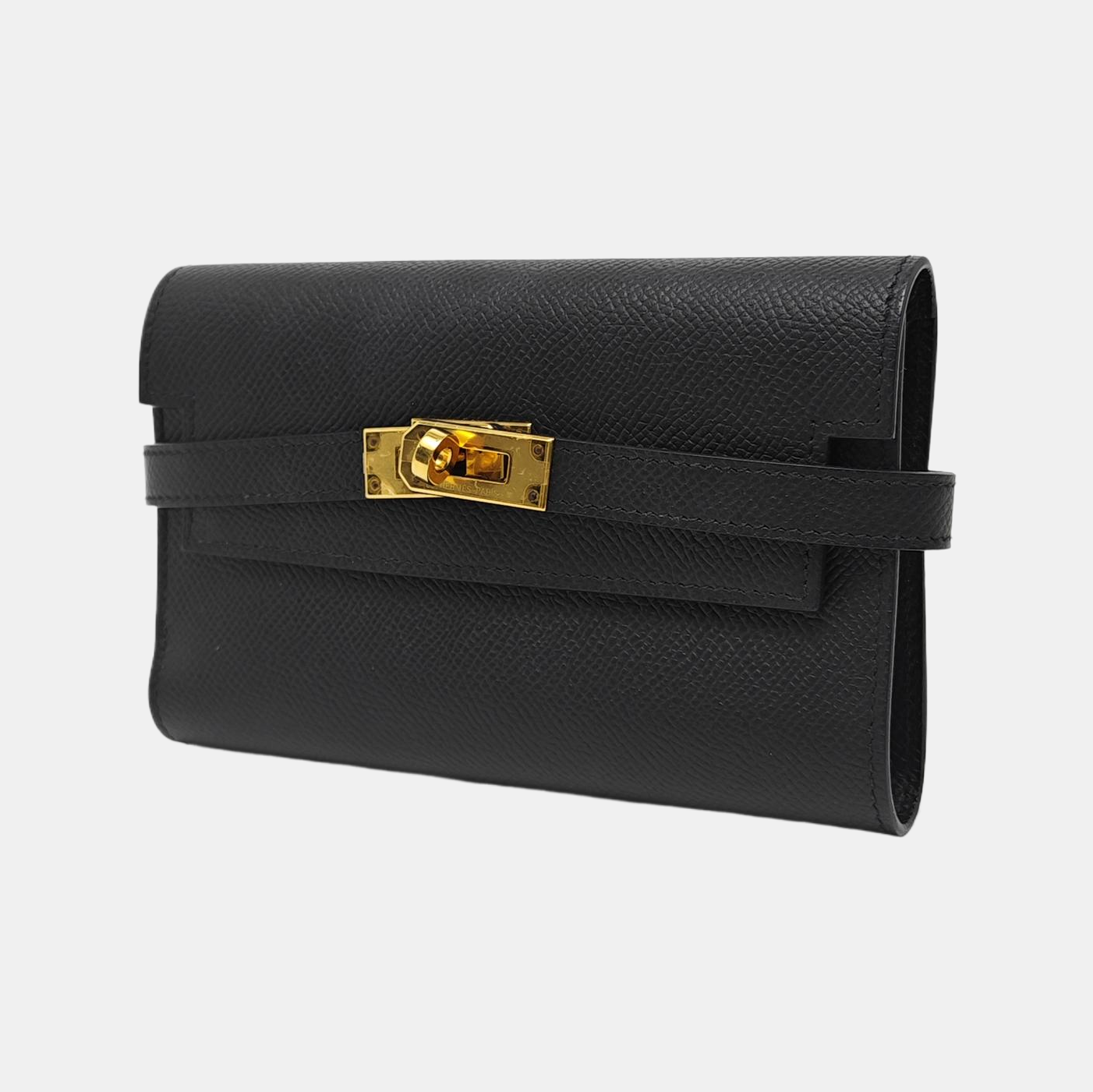 Kelly Epsom Black Wallet