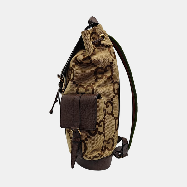 Monogram Canvas Backpack Beige