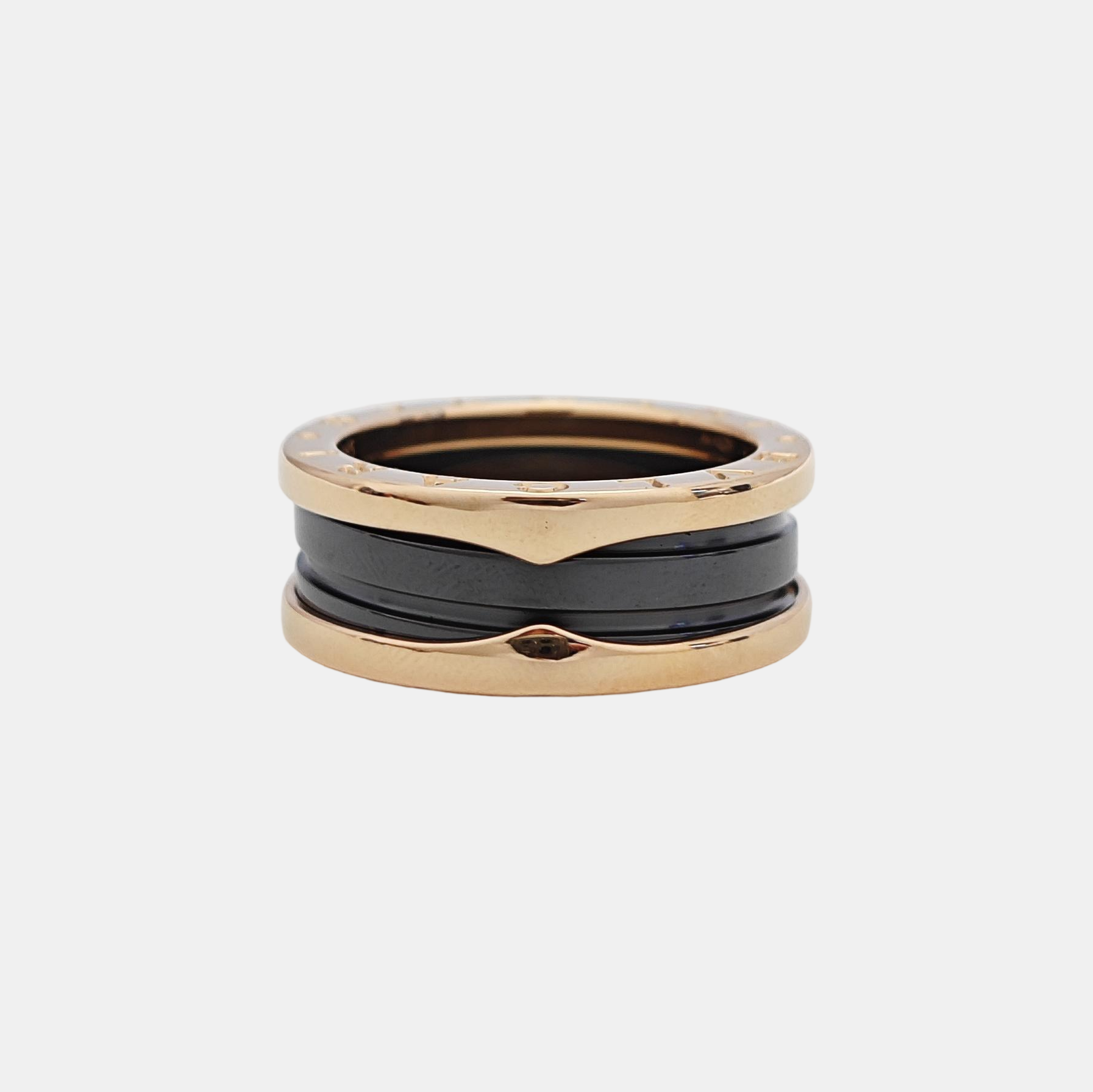 B.ZERO1 18k Rose Gold Ring EU 54