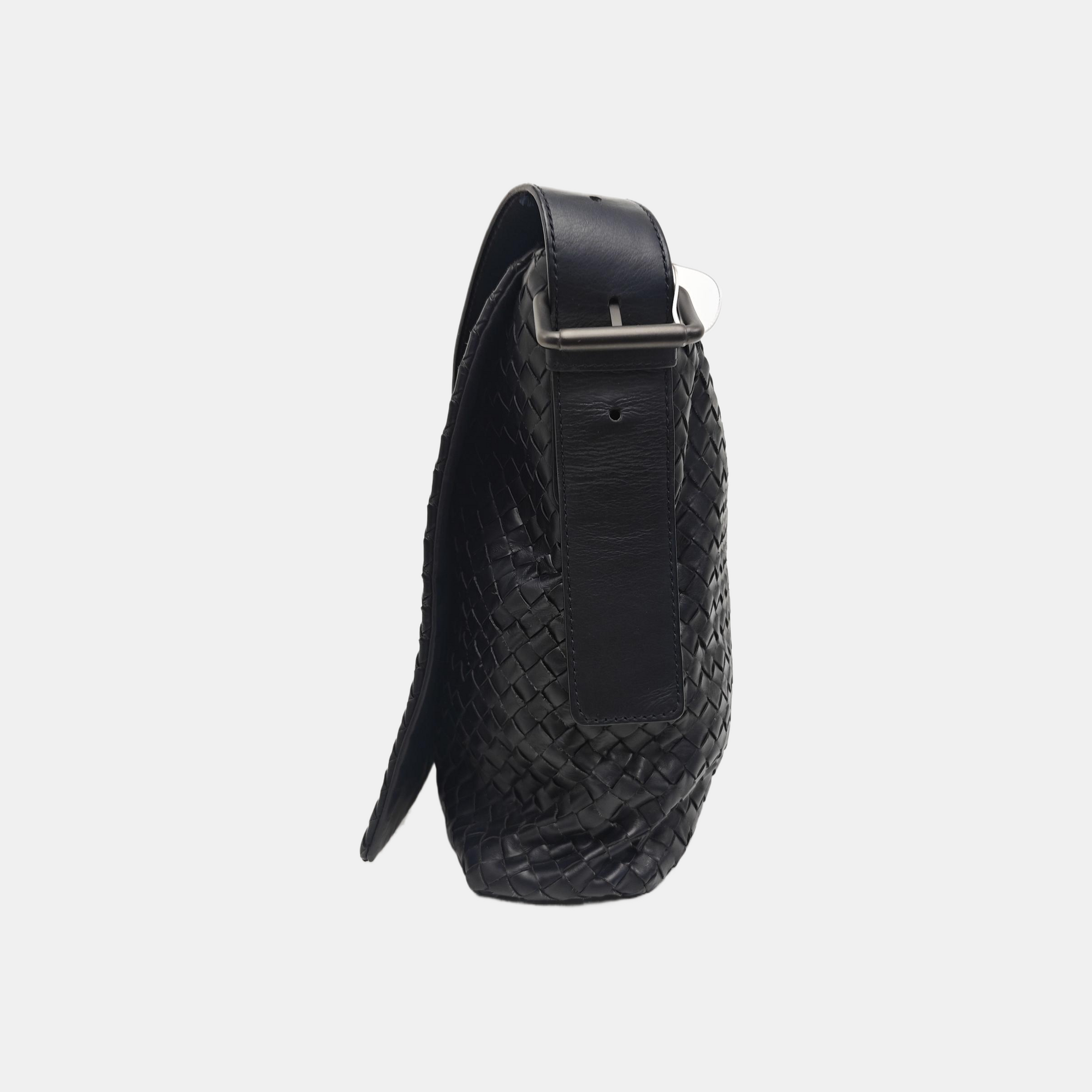 Lambskin Shoulder Bag Black