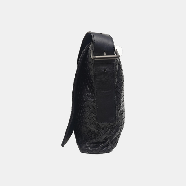 Lambskin Shoulder Bag Black