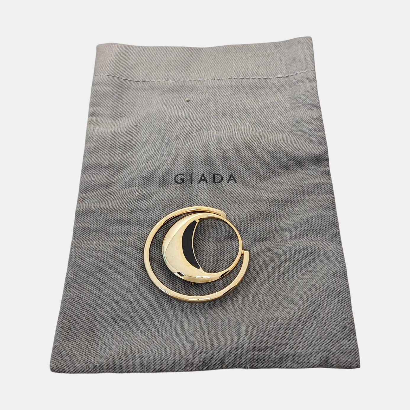 Metal Gold Brooch