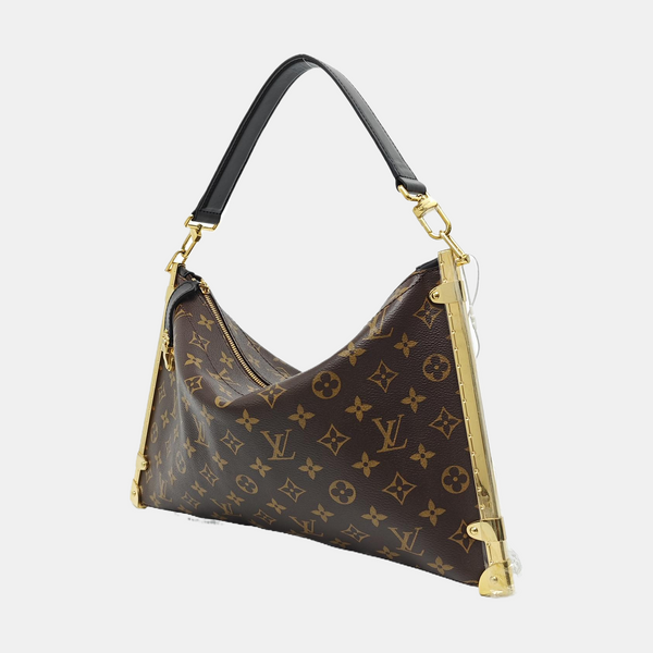 Lucky Trunk Monogram Coated Canvas Brown