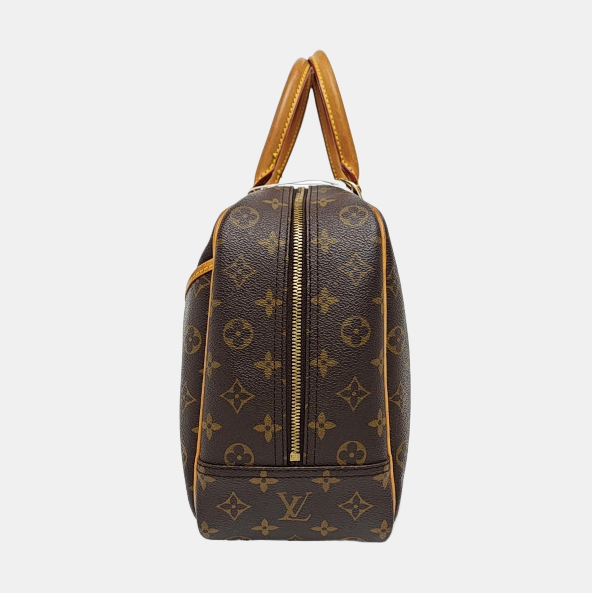 DEAUVILLE Monogram Coated Canvas Brown