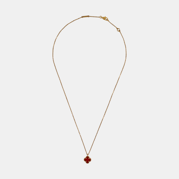 Sweet Alhambra 18k Rose Gold Necklace