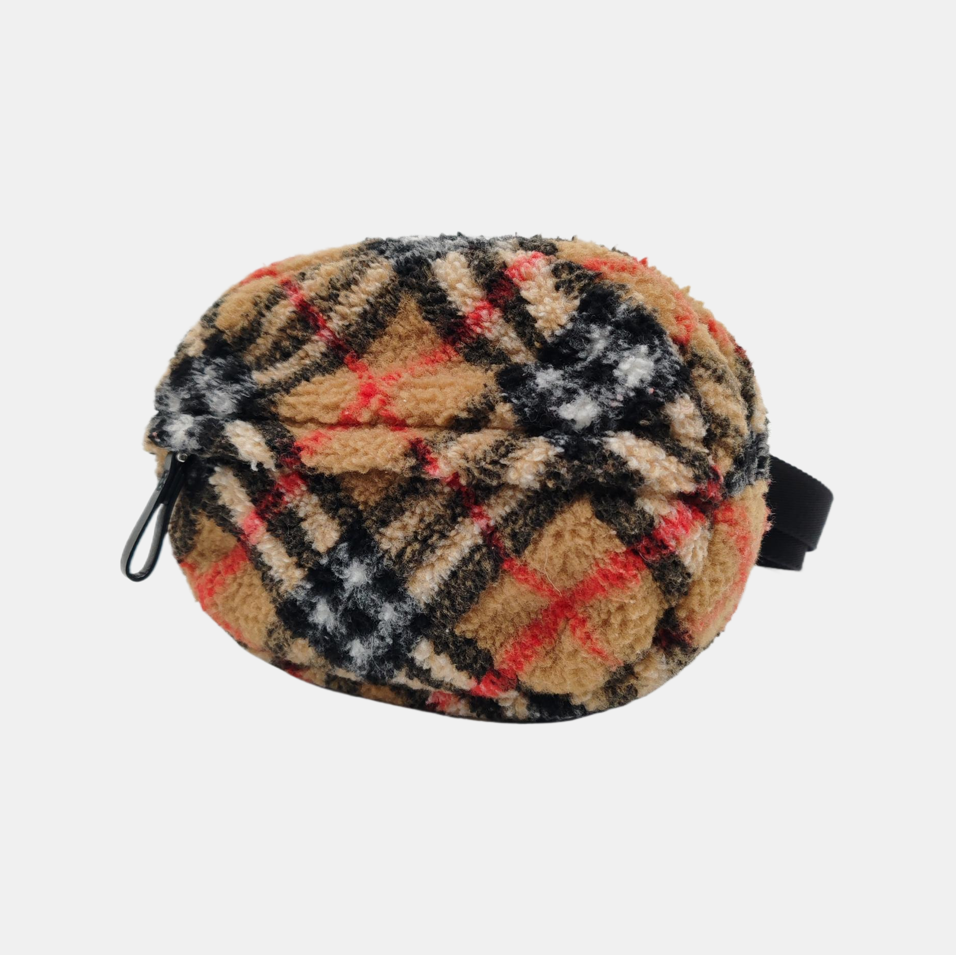 Fabric Belt Bag Brown