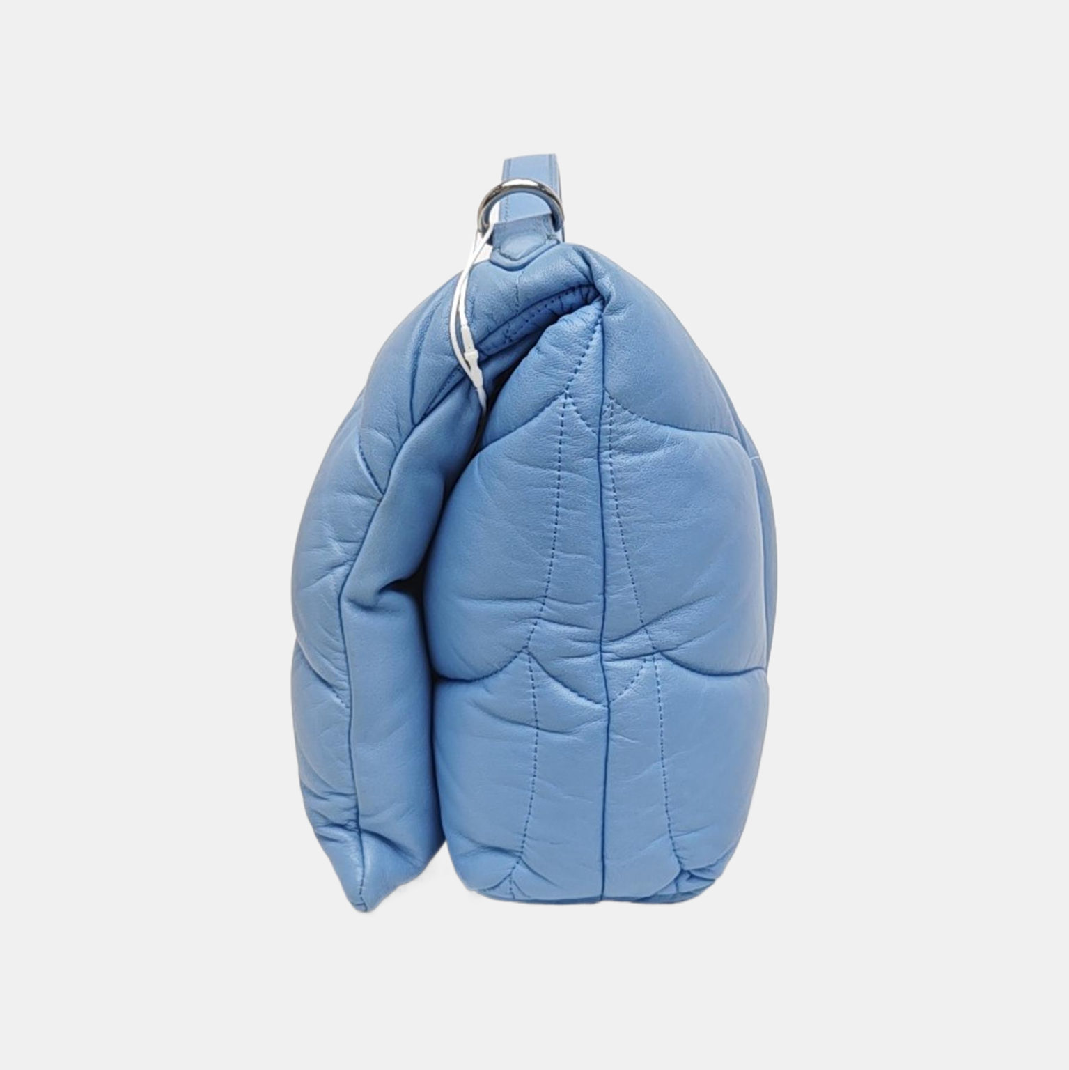 Quilted Lambskin Shoulder Bag Blue