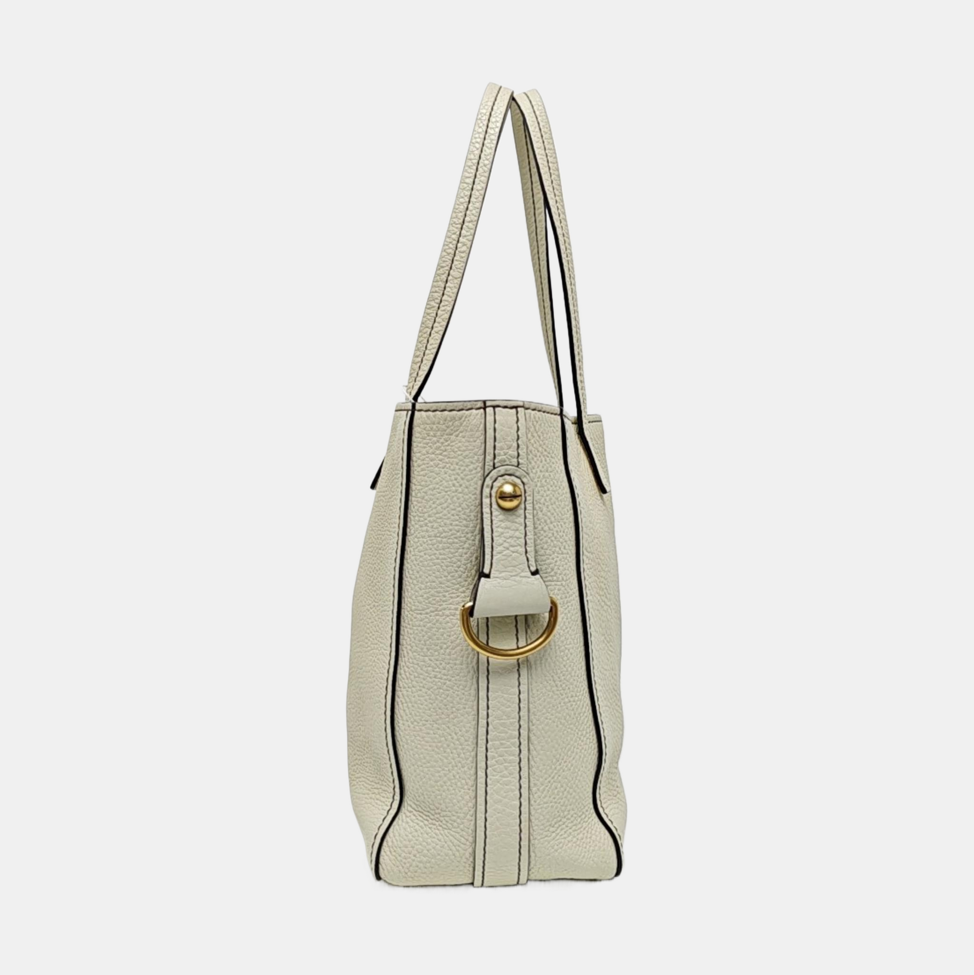 Calfskin Tote Bag White