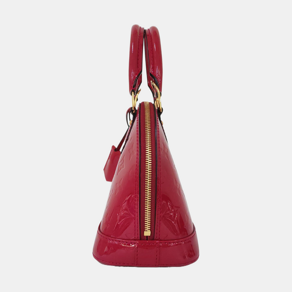 Authenticated pre-owned  ALMA BB Patent Leather Pink - Shoulder Bag at Looply