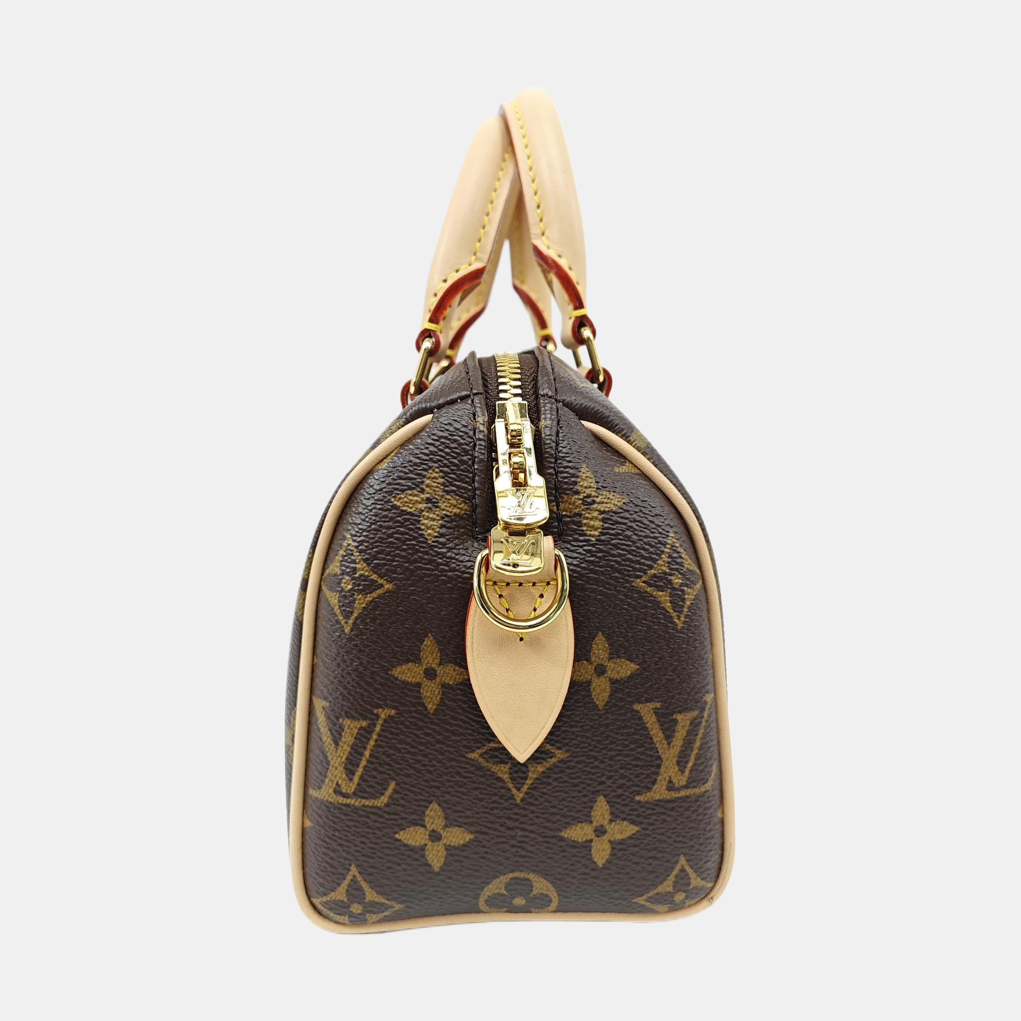 SPEEDY 20 Monogram Coated Canvas Brown