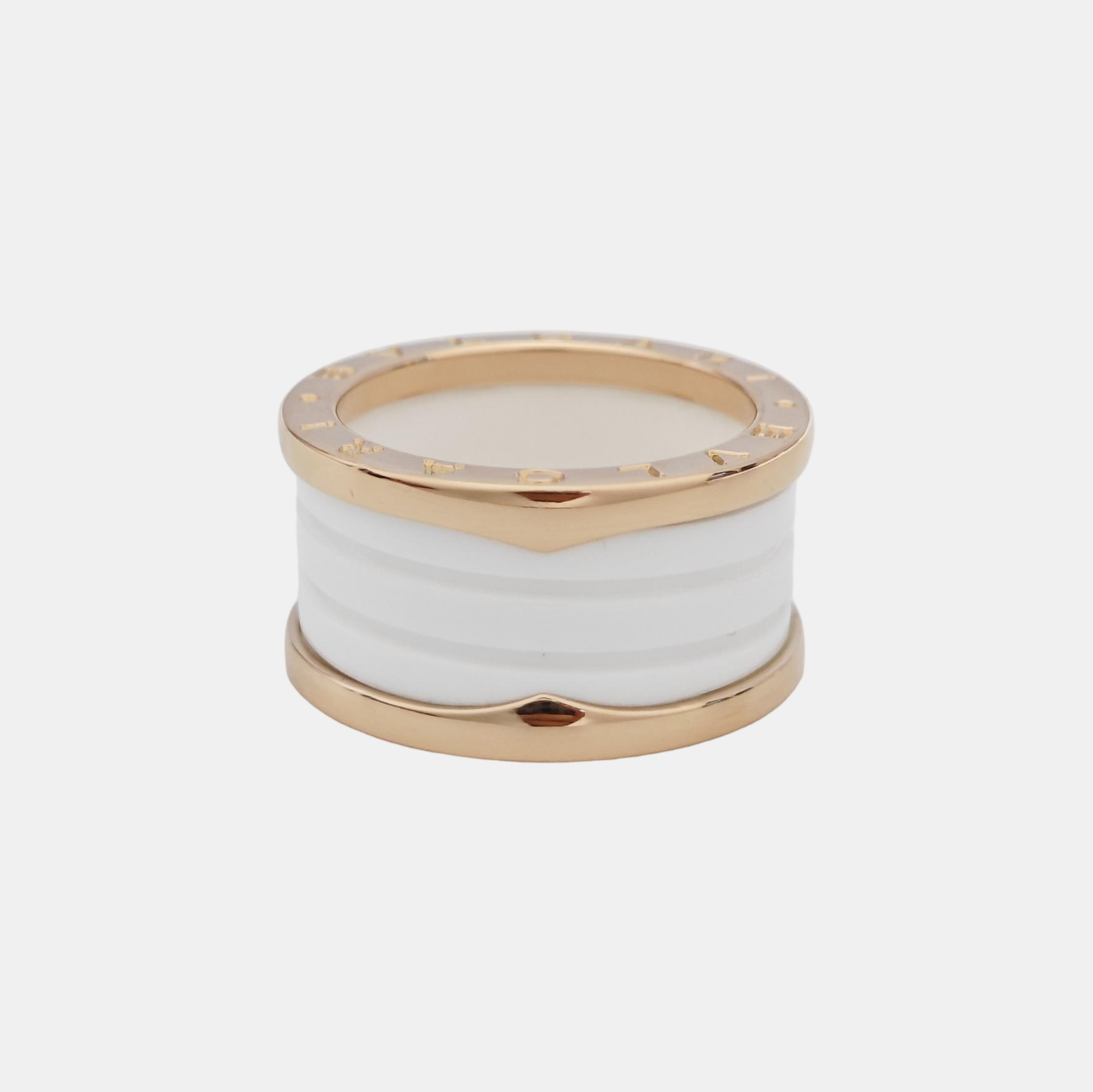 B.ZERO1 18k Rose Gold Ring EU 56