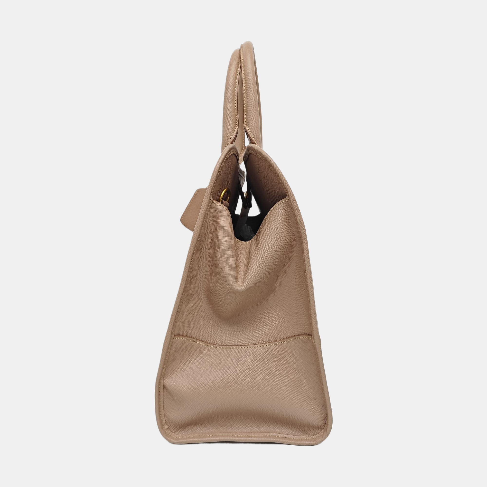 Saffiano Calfskin Tote Bag Pink
