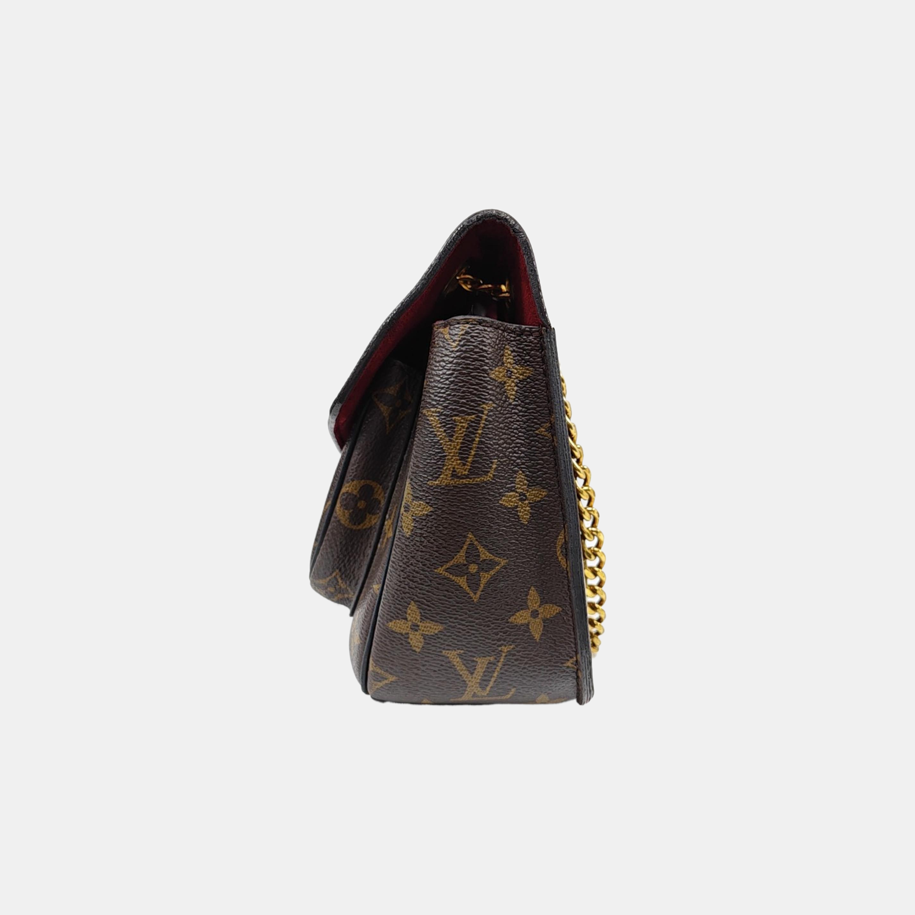 PASSY Monogram Coated Canvas Brown