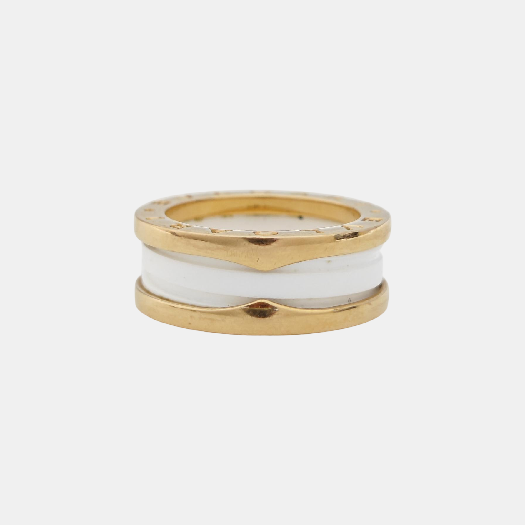 B.ZERO1 18k Rose Gold Ring EU 53