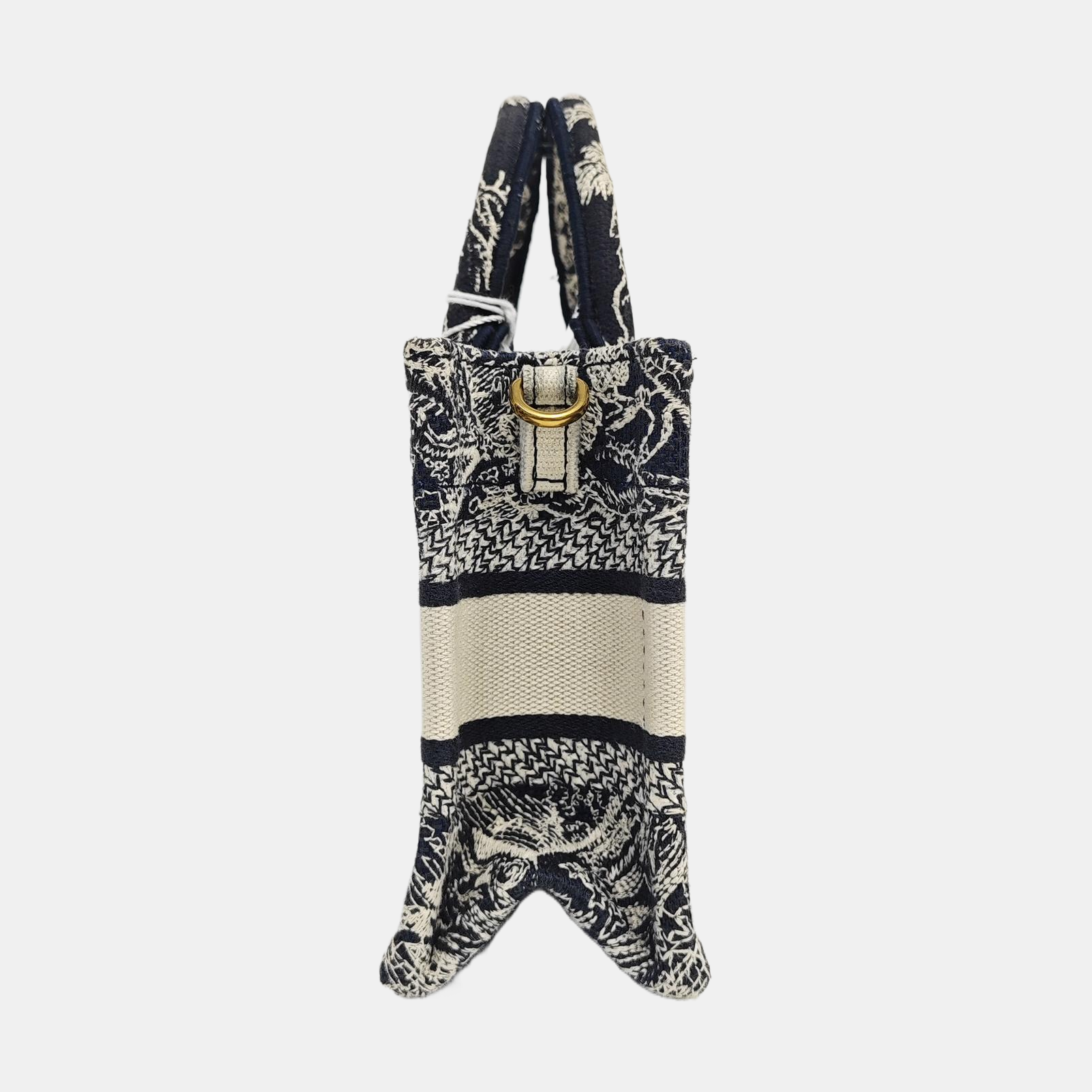 Book Tote Mini Fabric Blue