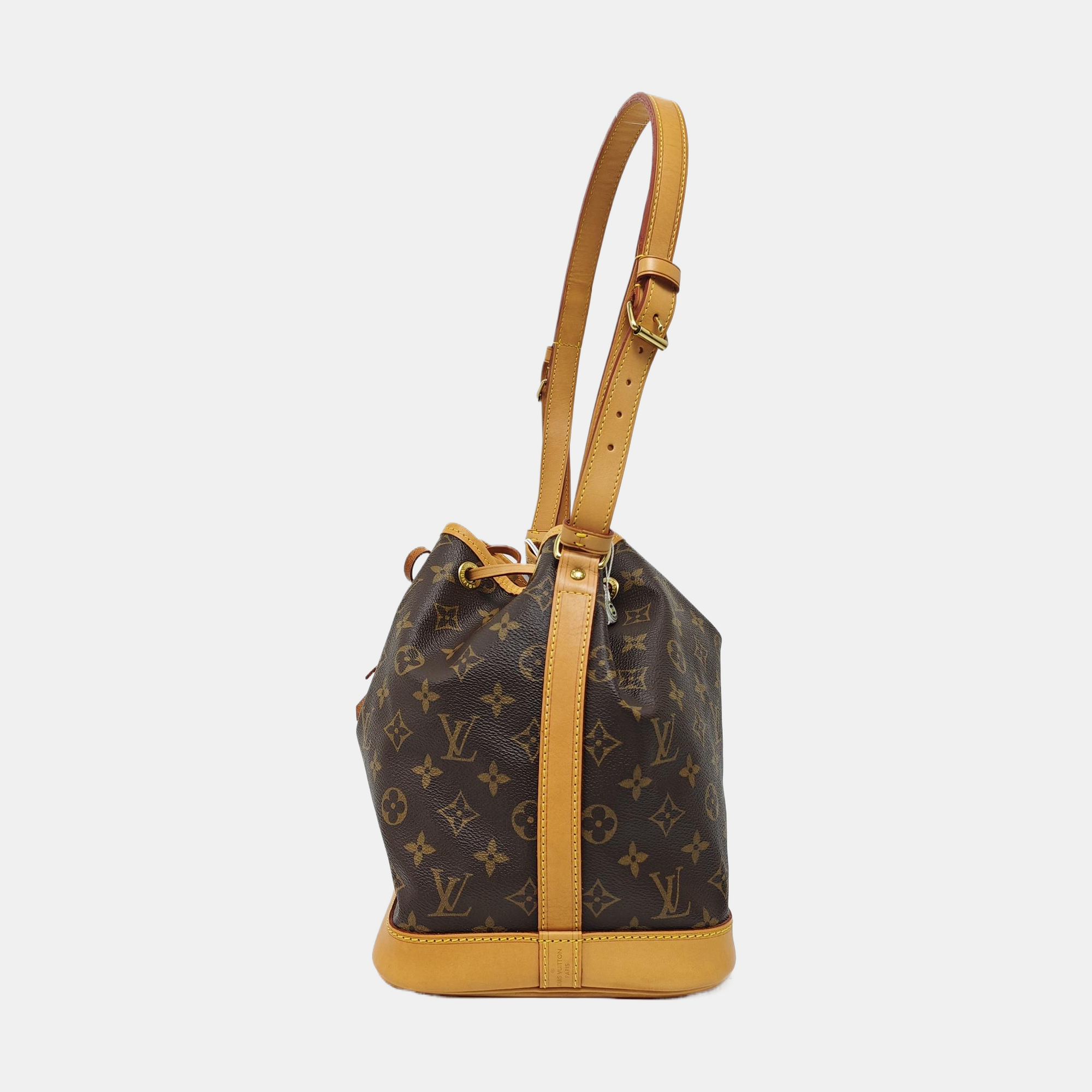 NOÉ MM Monogram Coated Canvas Brown