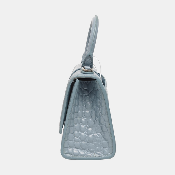 Hourglass Small Calfskin Blue