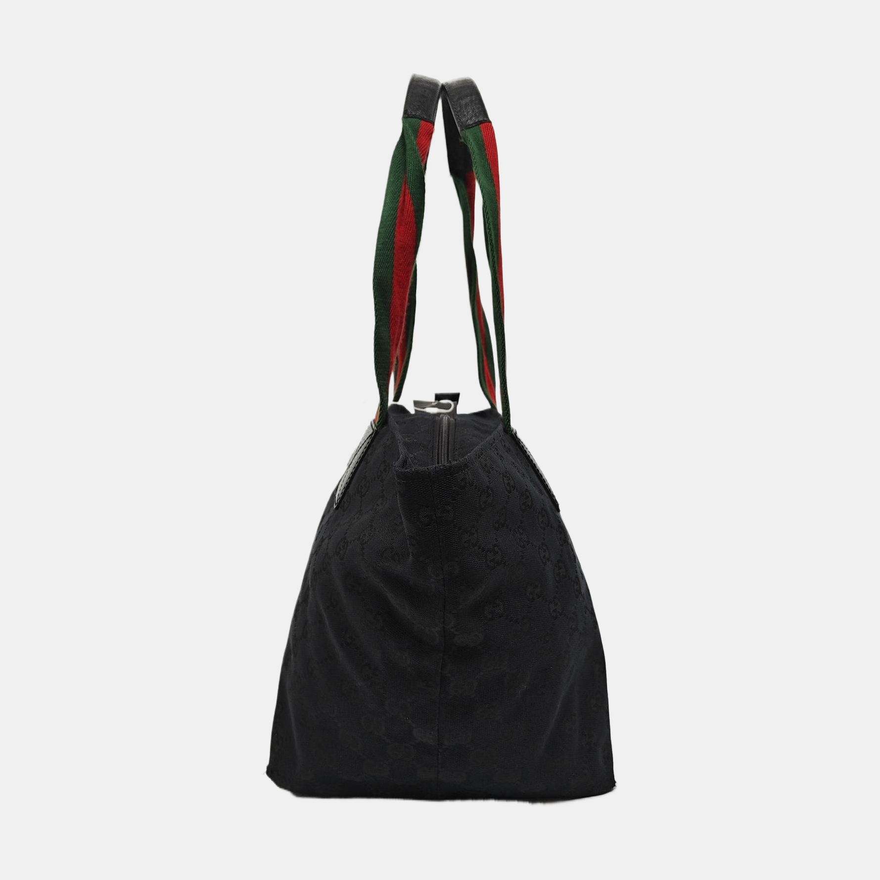 Monogram Canvas Tote Bag Black