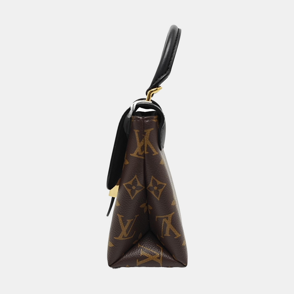 LOCKY BB Monogram Coated Canvas Brown
