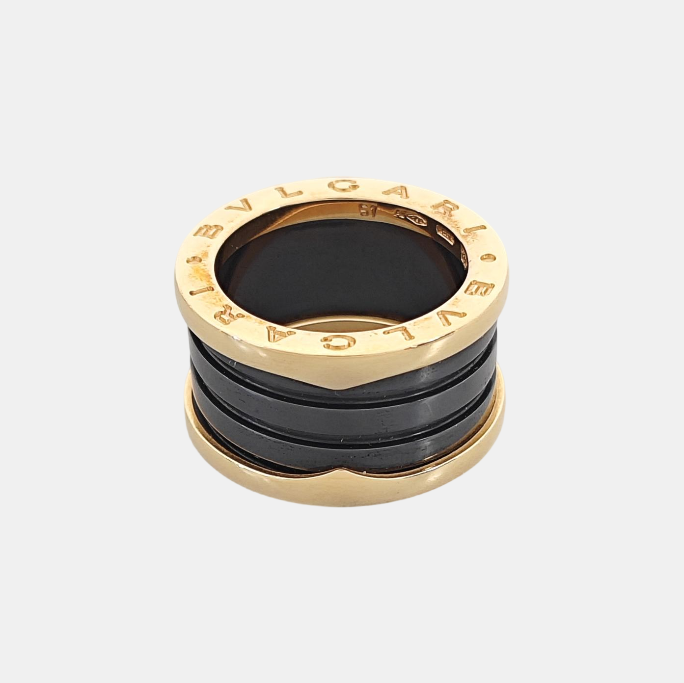 B.ZERO1 18k Rose Gold Ring EU 51