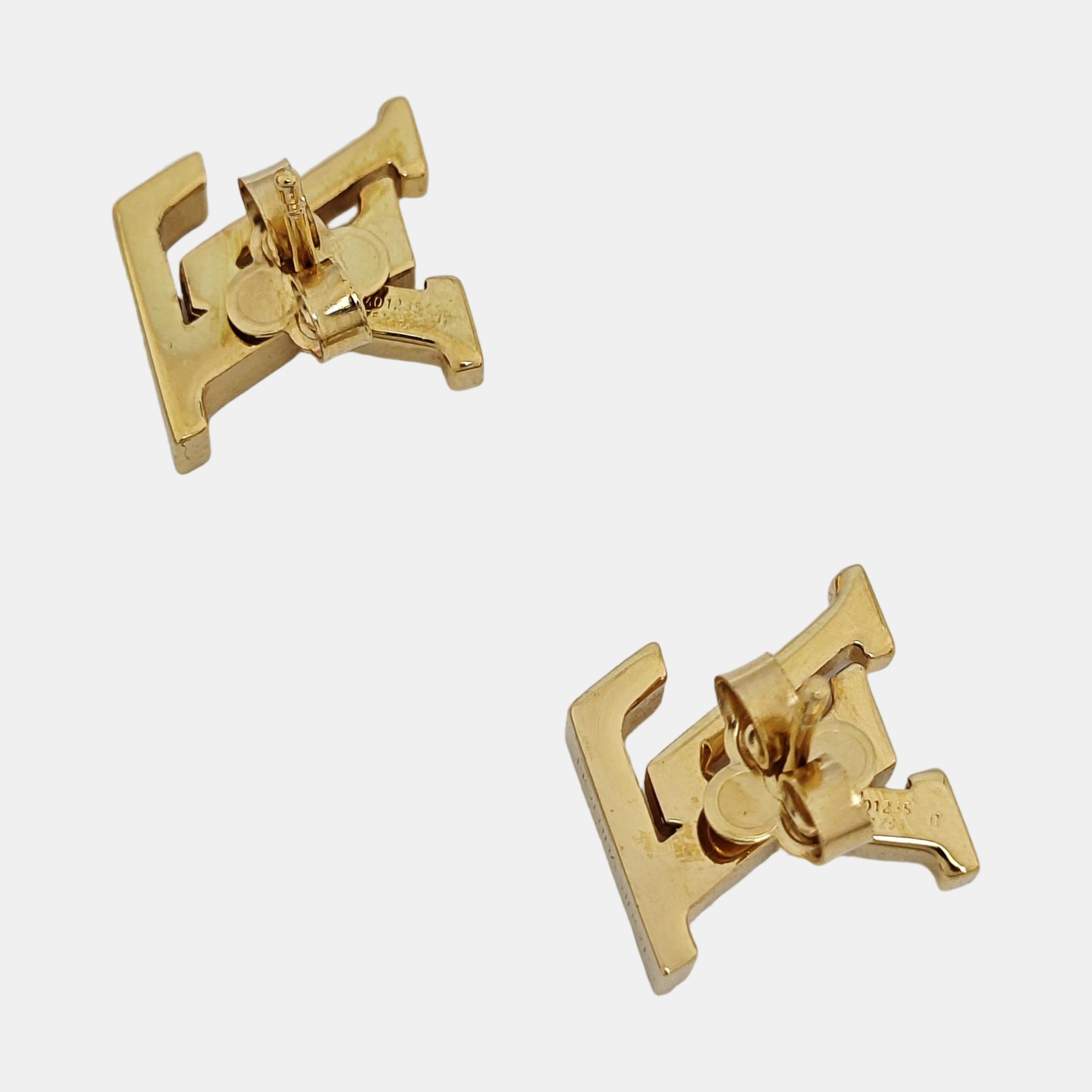 Metal Gold Stud Earrings