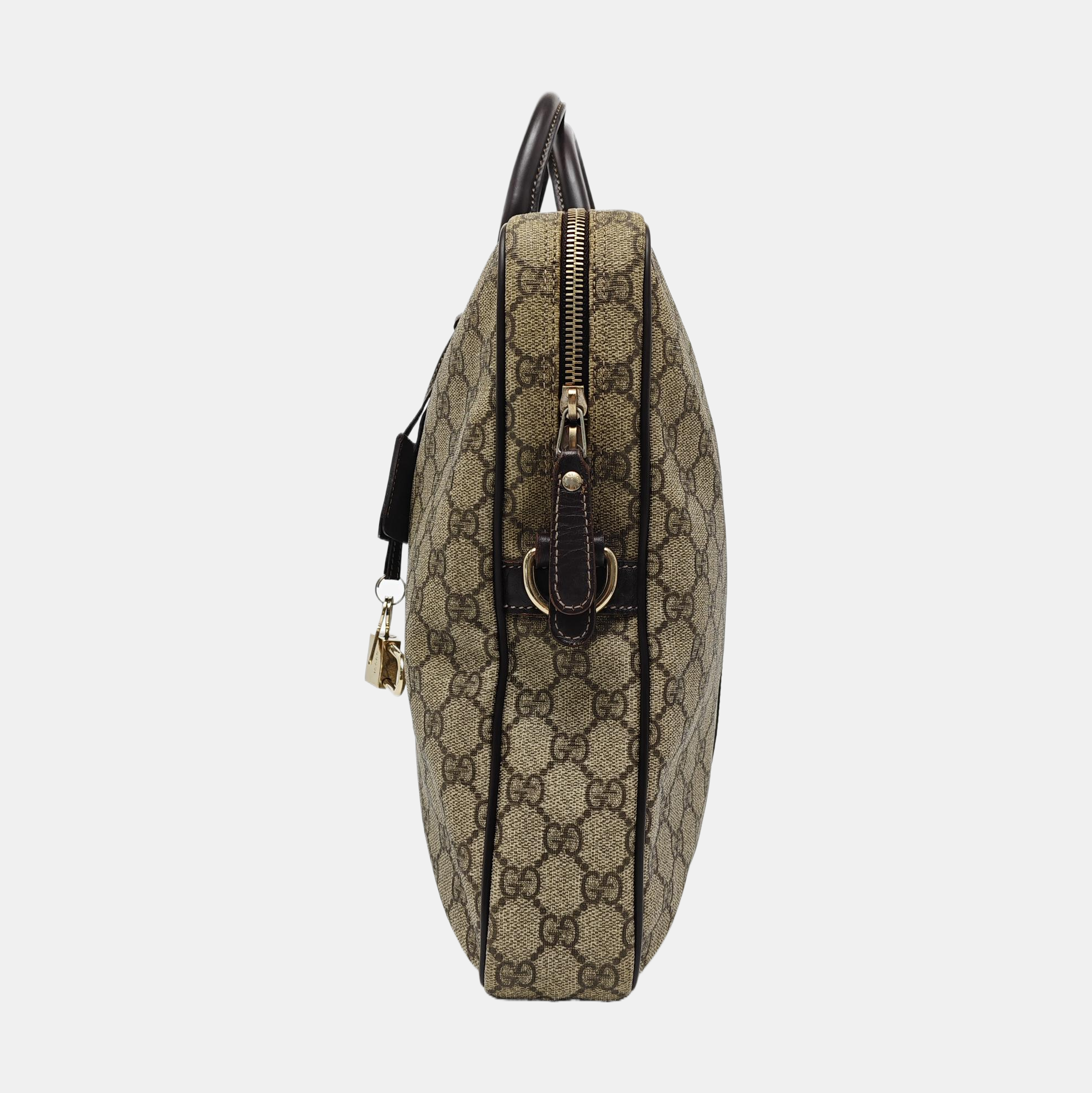 Duffle Monogram Coated Canvas Beige
