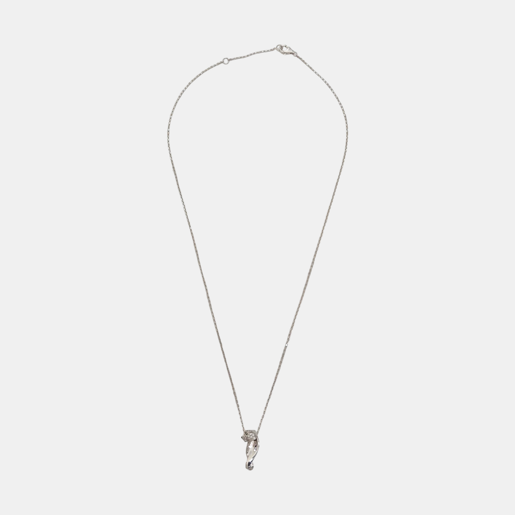 PANTHÈRE DE CARTIER 18k White Gold Silver Necklace