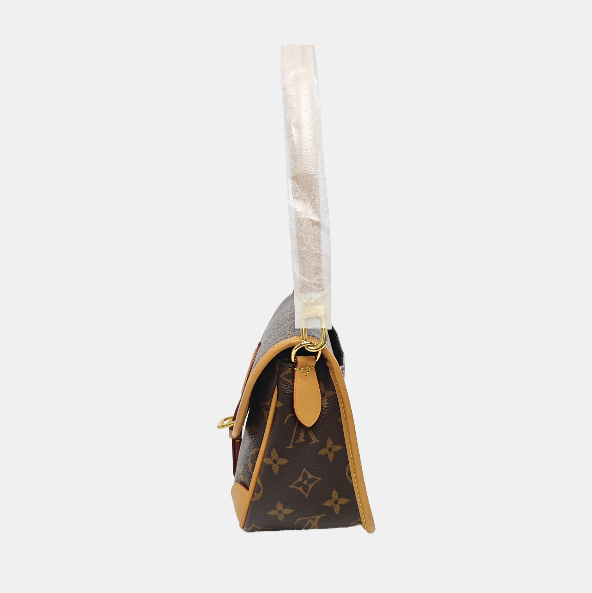 DIANE Monogram Coated Canvas Brown