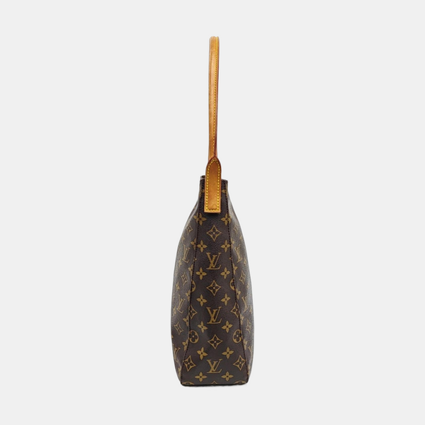 LOOPING GM Monogram Coated Canvas Brown