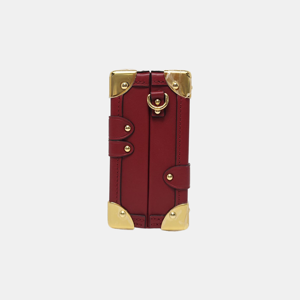 PETITE MALLE Calfskin Red