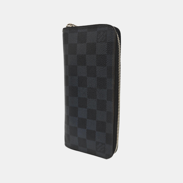 ZIPPY Damier Graphite Coated Canvas Gray Wallet