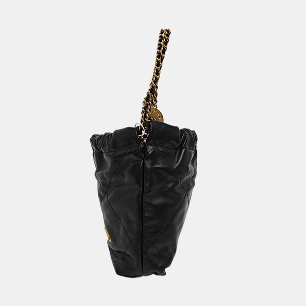 CHANEL 22 Mini Quilted Calfskin Black