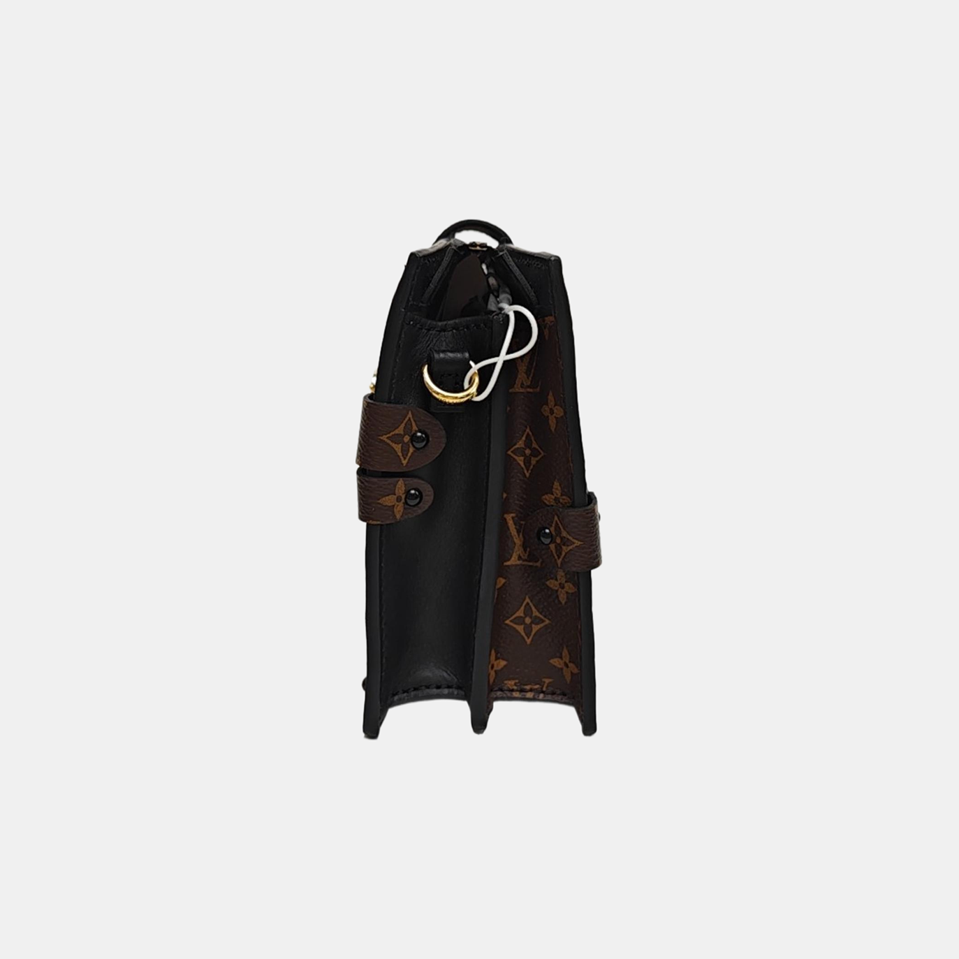 TRUNK Monogram Coated Canvas Brown