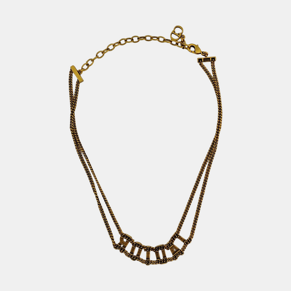 J'adior Metal Gold Necklace