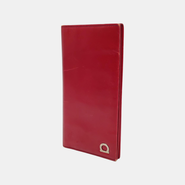 Authenticated pre-owned  Gancini Calfskin Red Wallet - Wallet at Looply
