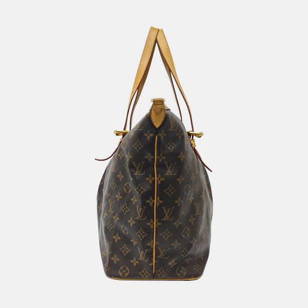 PALERMO GM Monogram Coated Canvas Brown