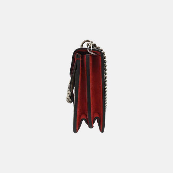 Dionysus Small Monogram Coated Canvas Black