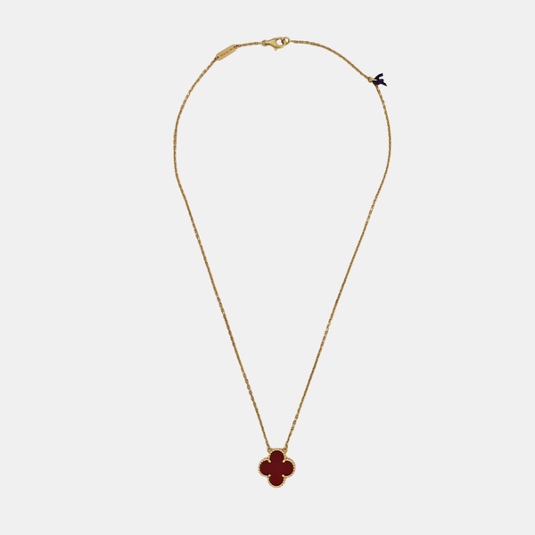 Vintage Alhambra 18k Gold Necklace
