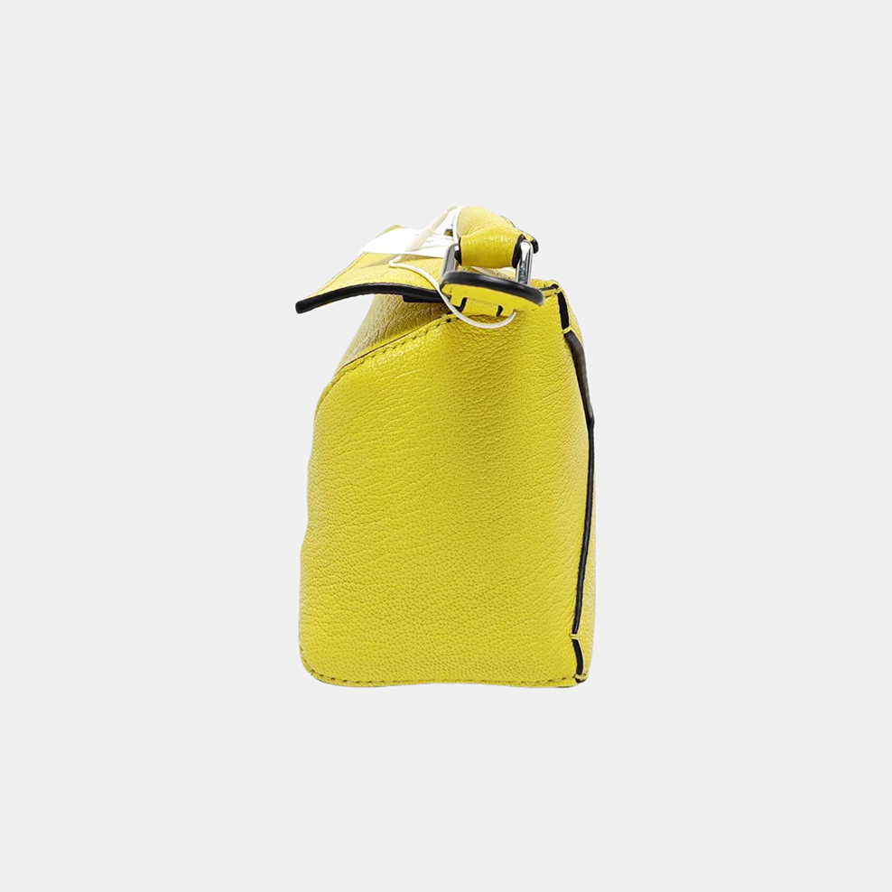 Authenticated pre-owned  Puzzle Mini Lambskin Yellow - Shoulder Bag at Looply