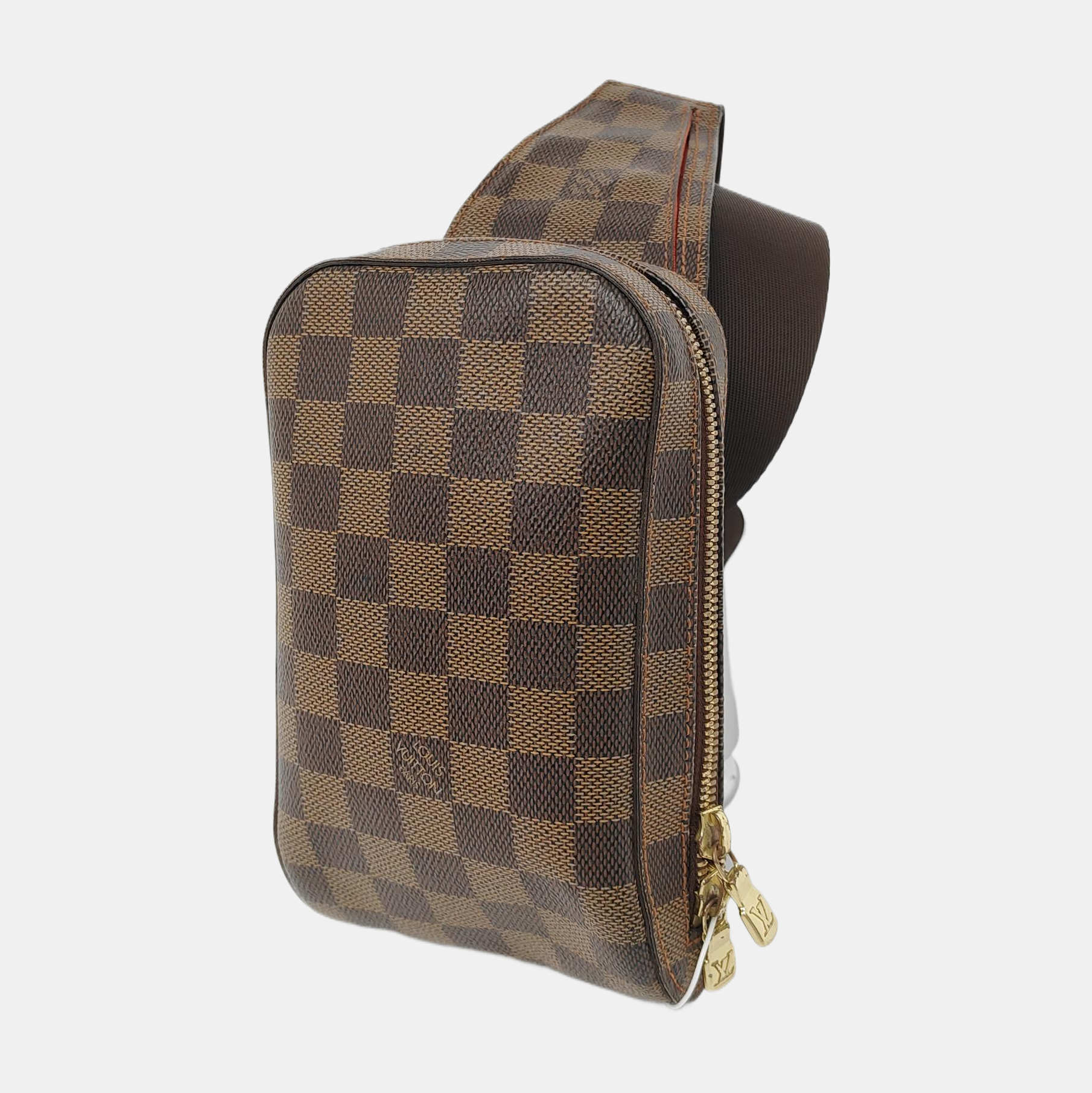 GÉRONIMOS Damier Ebene Coated Canvas Brown