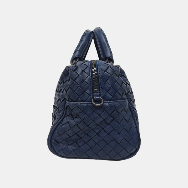 Lambskin Shoulder Bag Blue